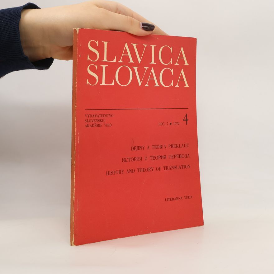 Various authors Slavica Slovaca 4/1972