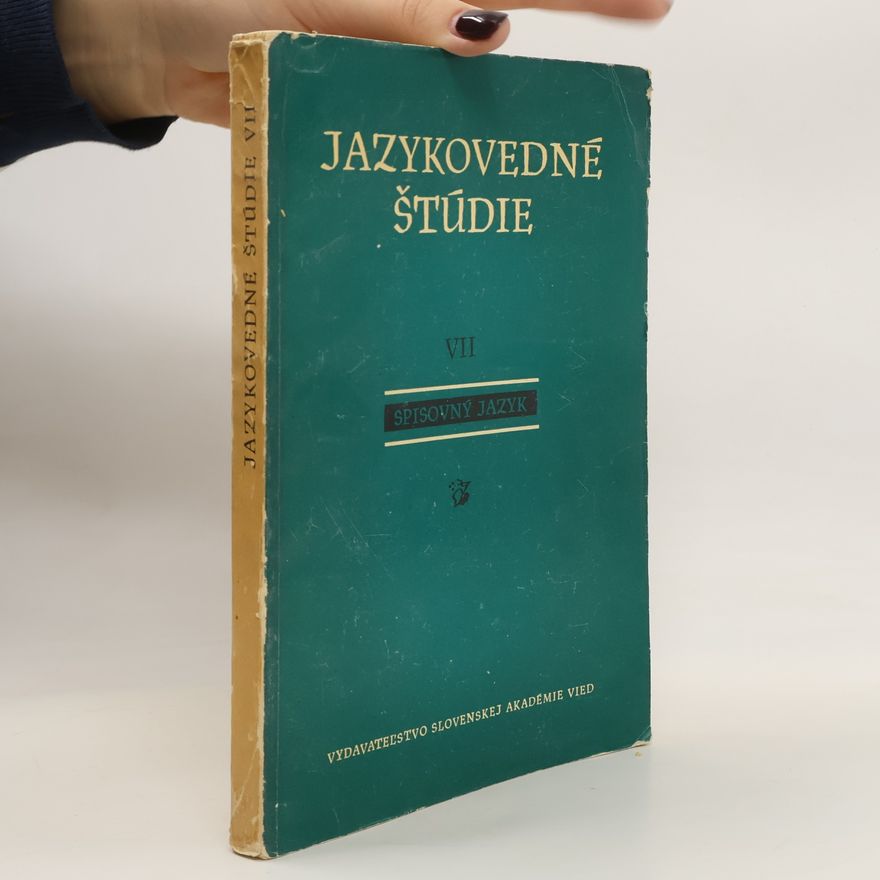 Kolektiv autorů Jazykovedné štúdie VII. Spisovný jazyk