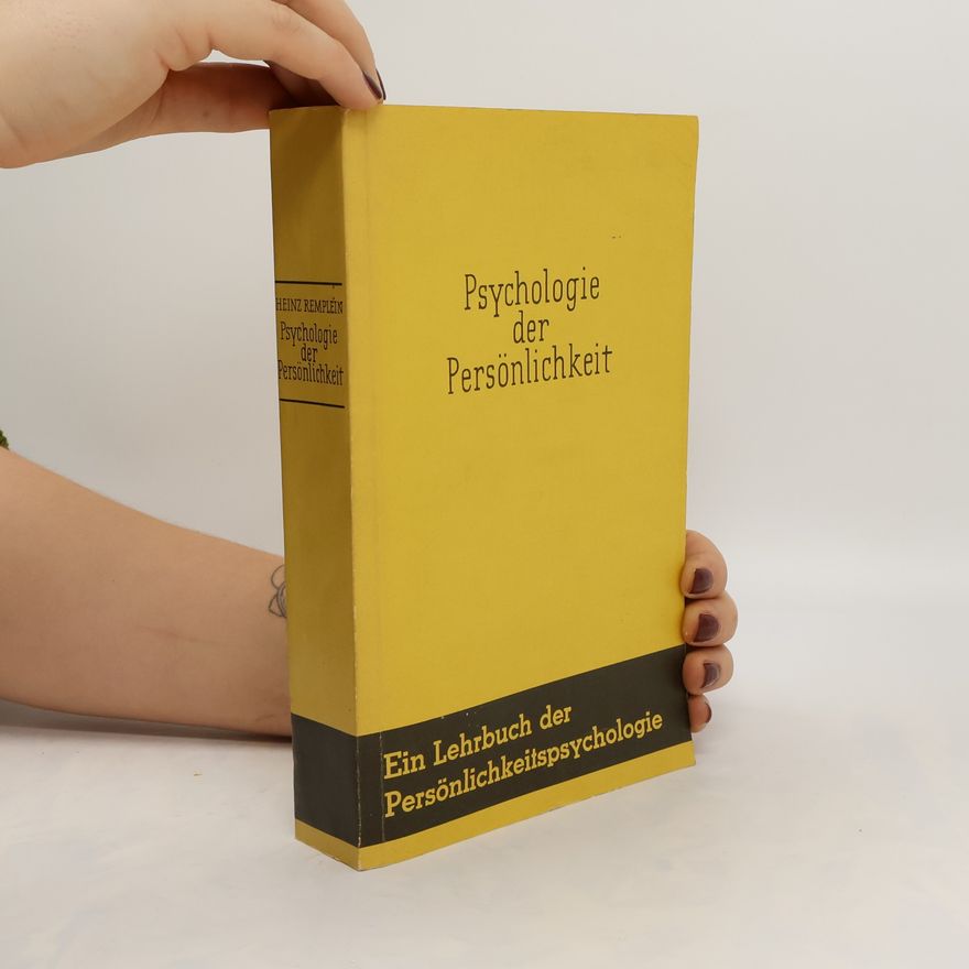 Heinz Remplein Psychologie der Persönlichkeit