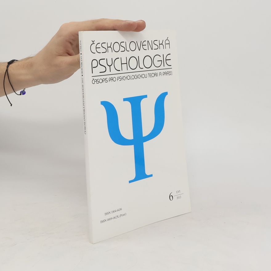 Various authors Československá psychologie 462012