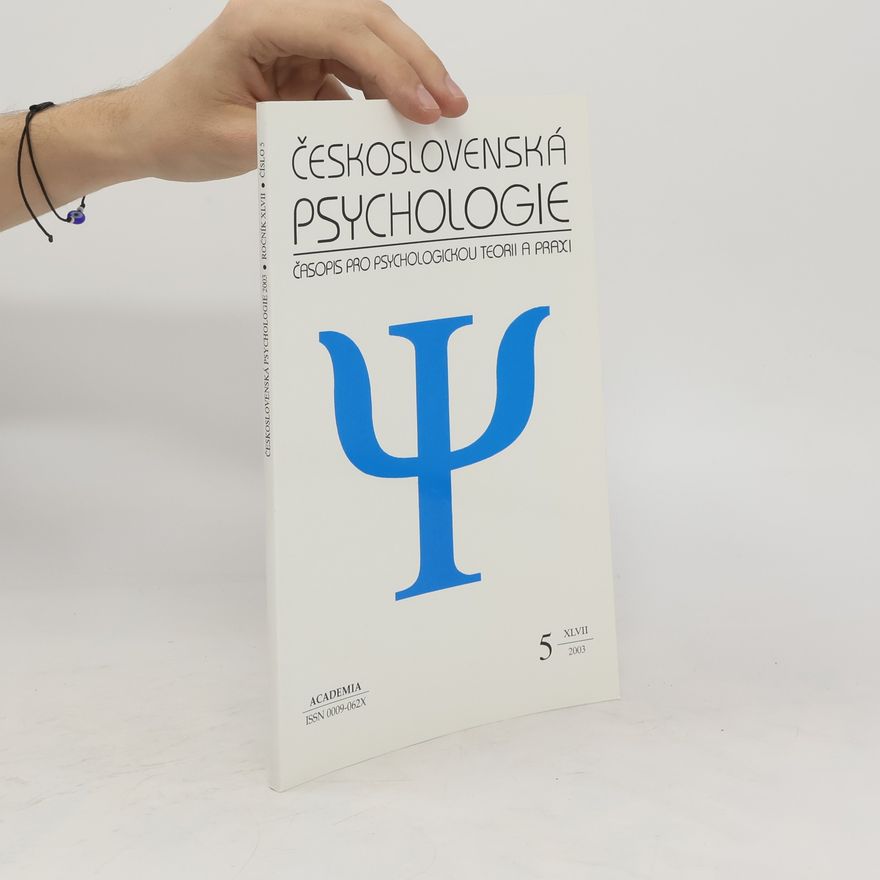 Various authors Československá psychologie 5/2003