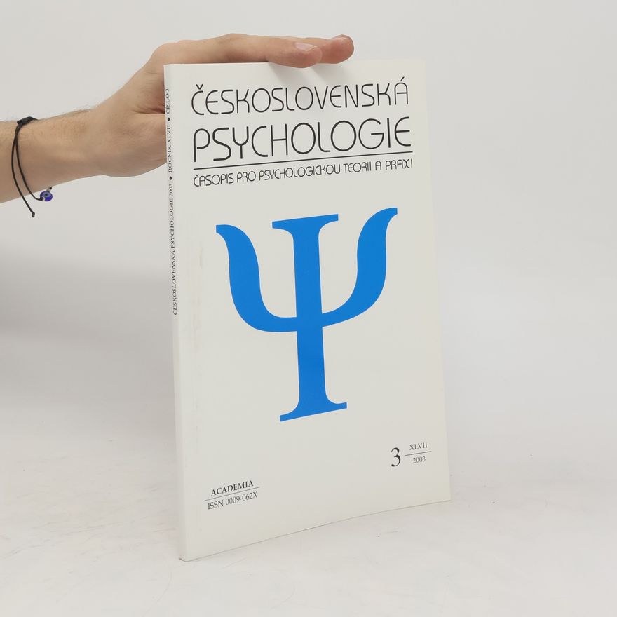 Various authors Československá psychologie 3/2003