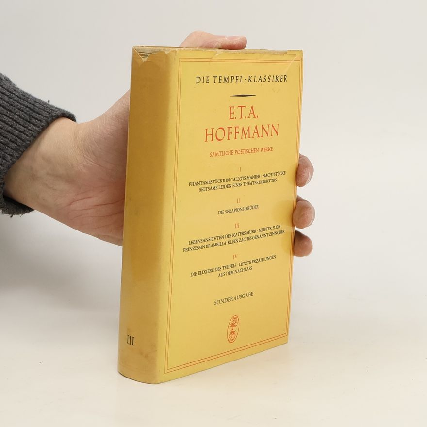 Various authors Die Tempel-Klassiker. Sämtliche poetischen Werke III