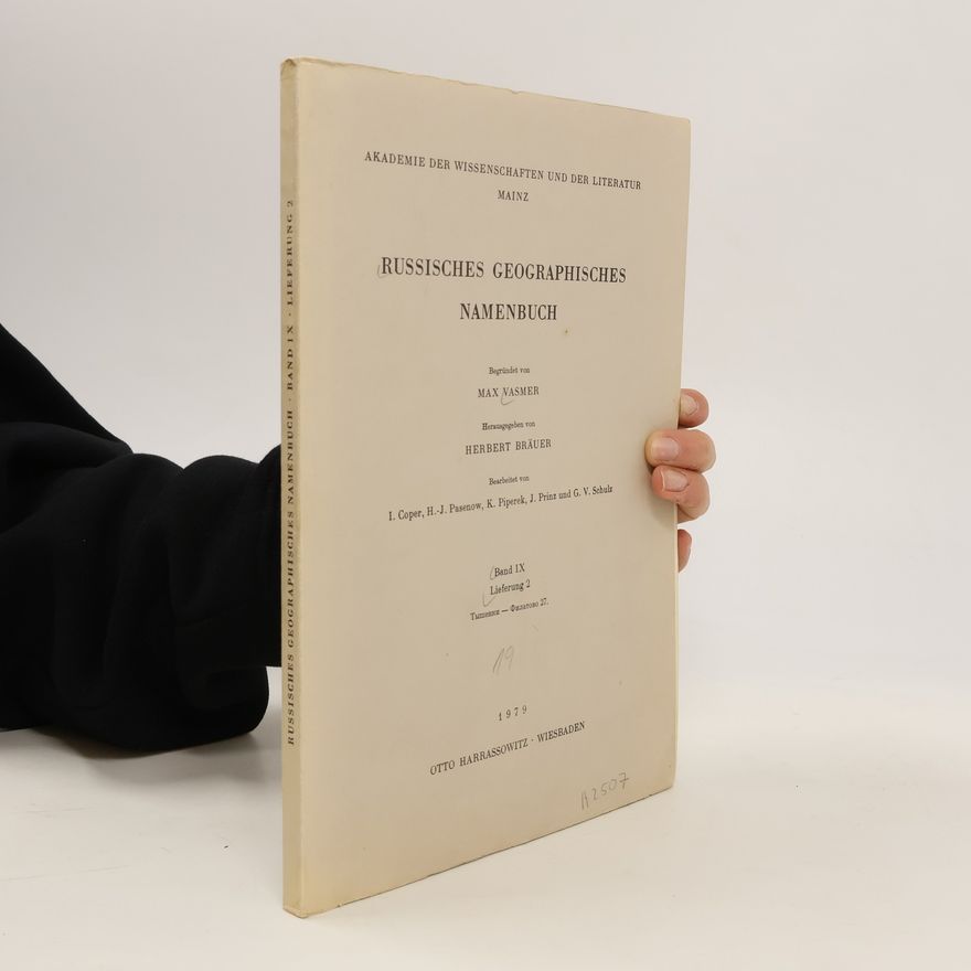 Autorenkollektiv Russisches geographisches Namenbuch