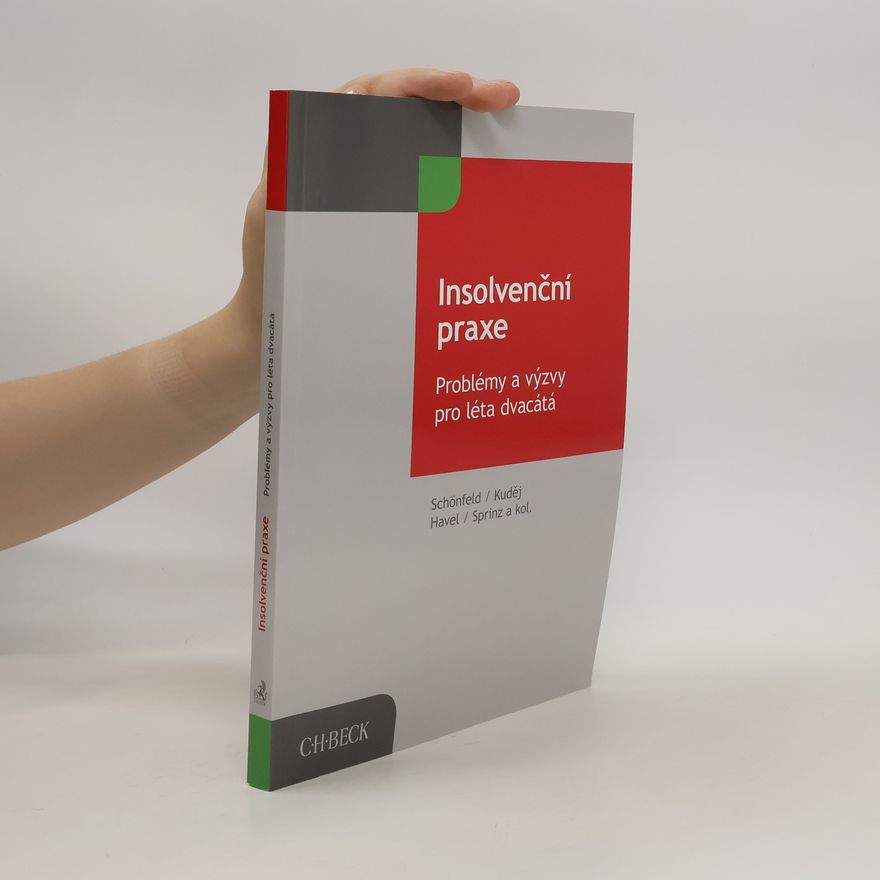 Jaroslav Schönfeld Insolvenční praxe