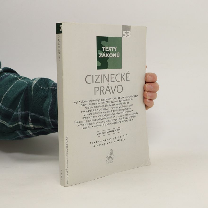 Kolektiv autorů Cizinecké právo