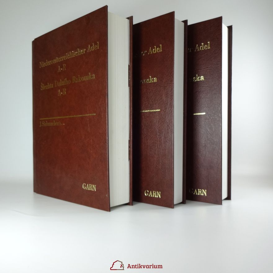 Johann Siebmacher Niederoesterreichischer Adel A-Z. Šlechta Dolního Rakouska A-Z
