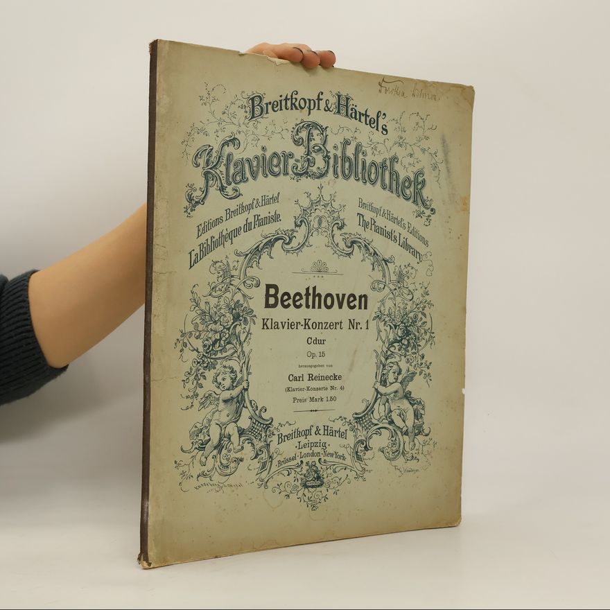 Carl Reinecke Klavier Bibliothek. Beethoven Klavier-Konzert 1