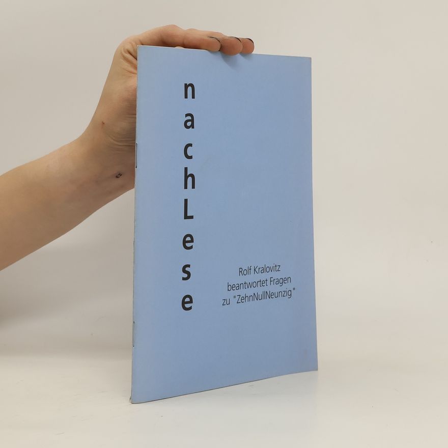 Rolf Kralovitz NachLese