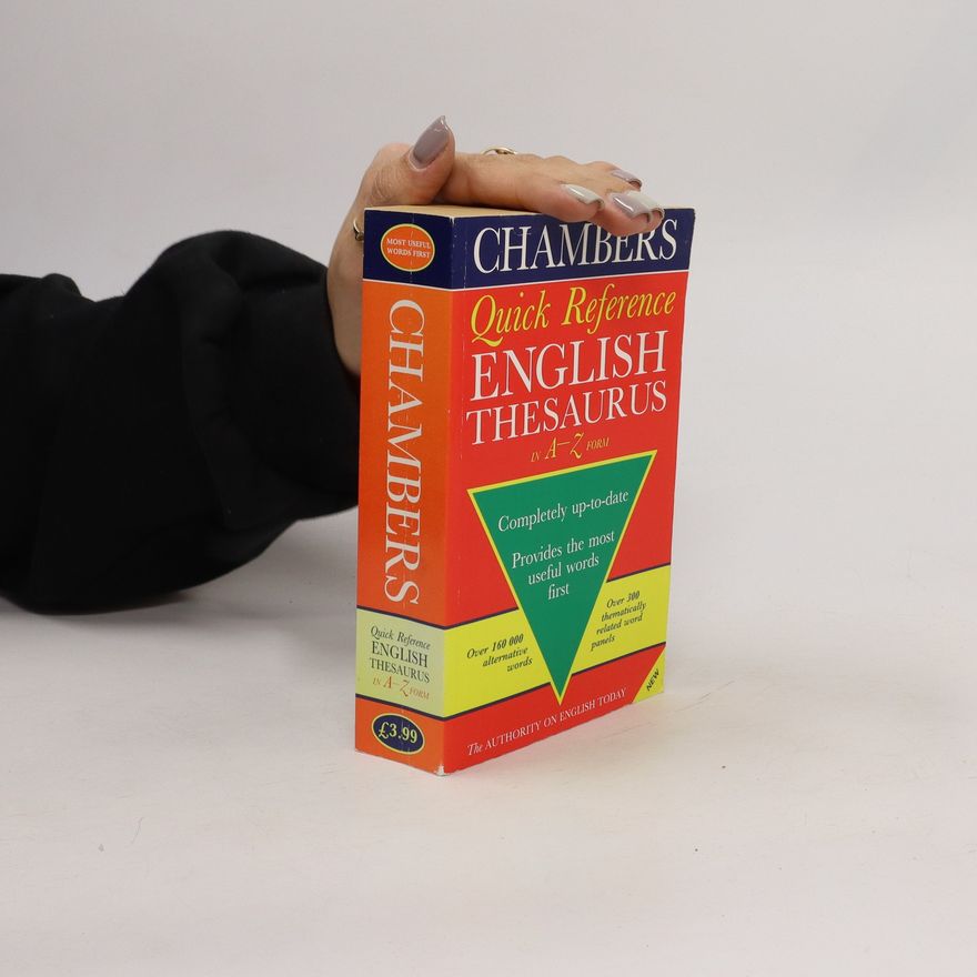 Martin Manser Chambers Quick Reference English Thesaurus