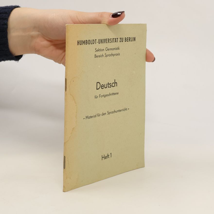 Autorenkollektiv Deutsch für Fortgeschrittene