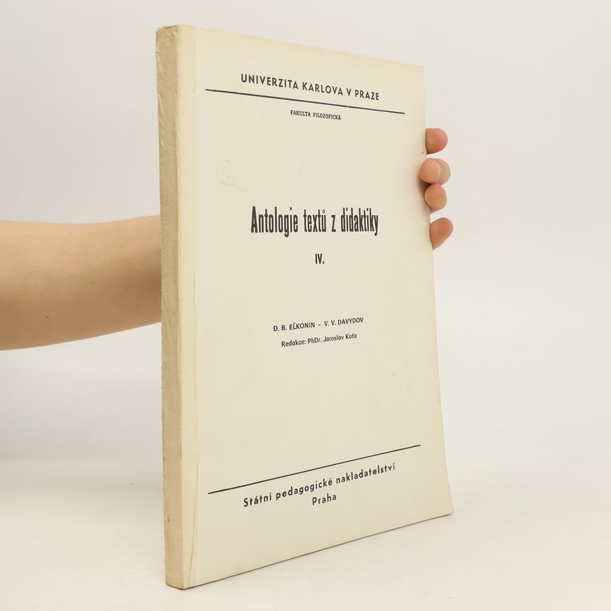 Autorenkollektiv Antologie textů z didaktiky IV.