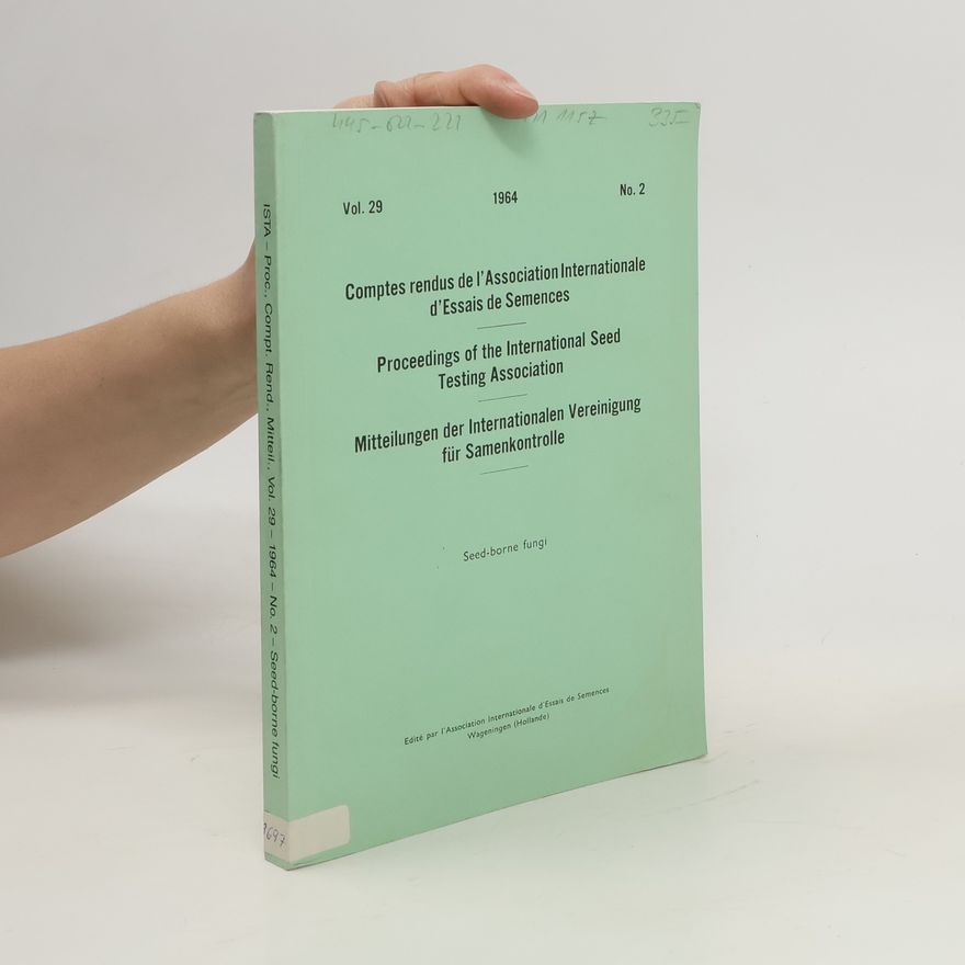 Autorenkollektiv Comptes Rendus de L'Association Internationale D'essais de Semences. Proceedings of the International Seed Testing Association. Mitteilungen der Internationalen Vereinigung für Samenkontrolle