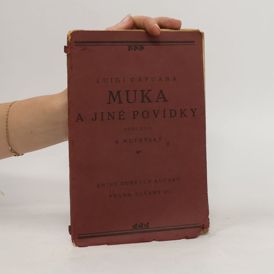 Luigi Capuana Muka a jiné povídky