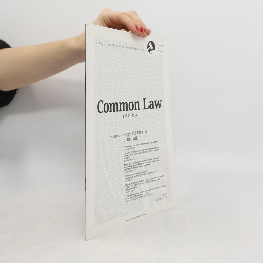 Kolektiv autorů Common Law Review 15/2018