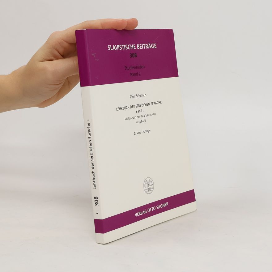 Alois Schmaus Lehrbuch der serbischen Sprache. Bd. 1