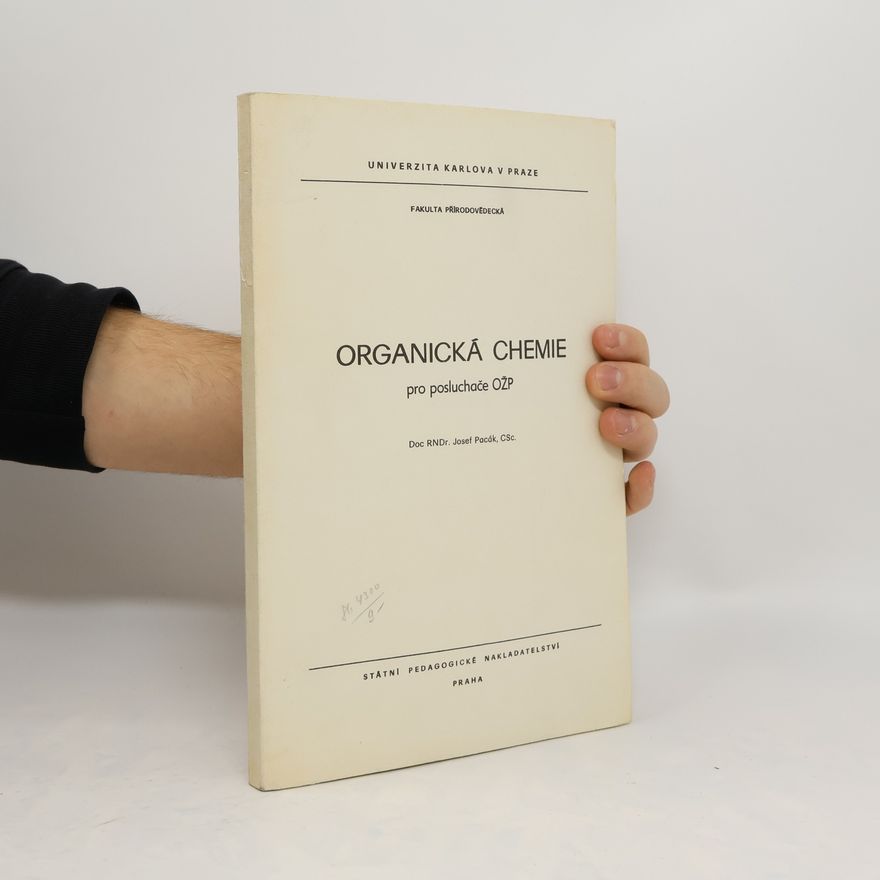 Josef Pacák Organická chemie