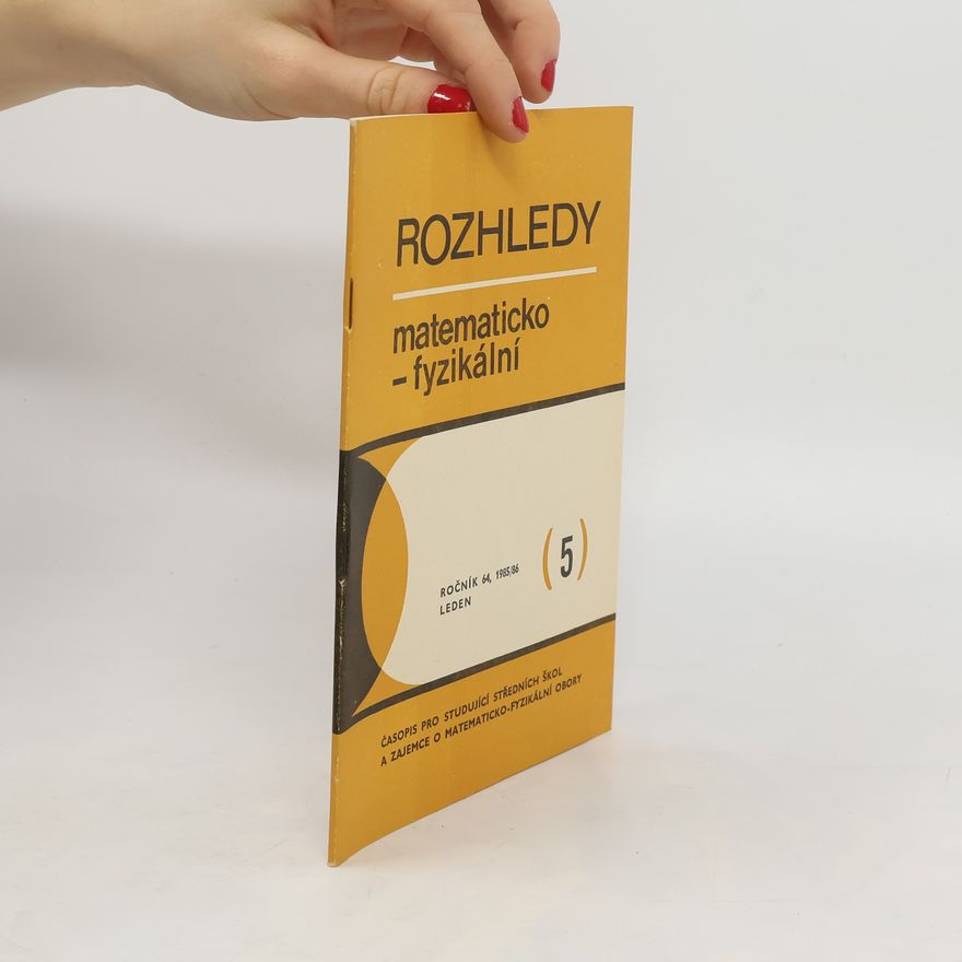 Collectif d'auteurs Rozhledy 5/1985/86