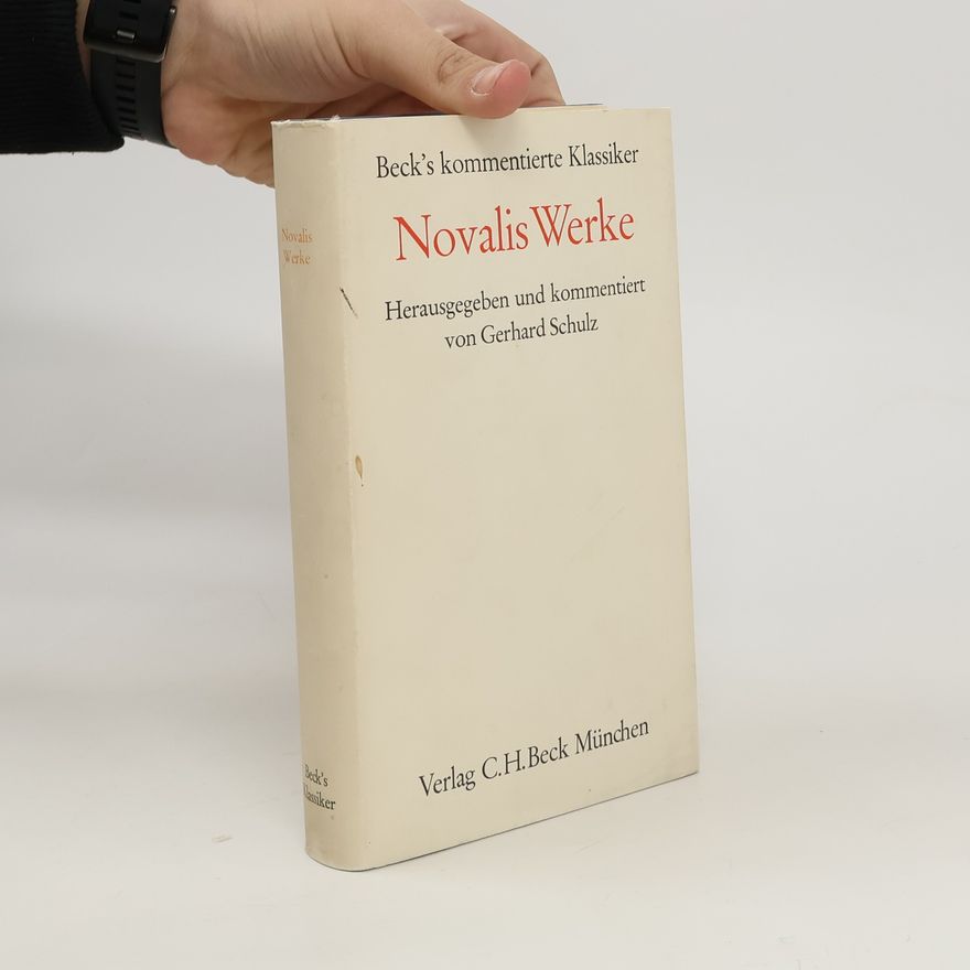 Gerhard Schulz Novalis Werke
