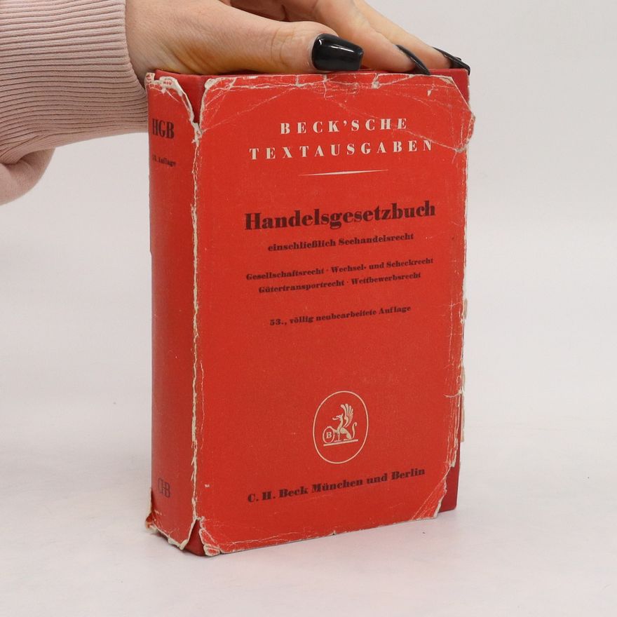 Kolektiv autorů Handelsgesetzbuch