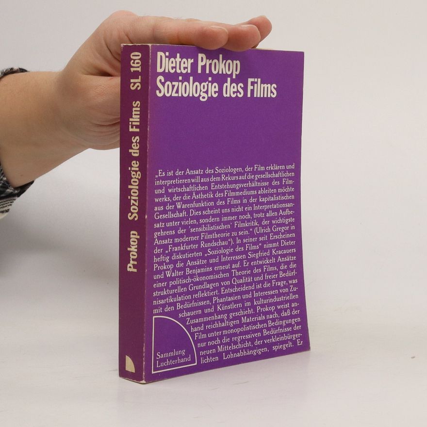 Dieter Prokop Soziologie des Films