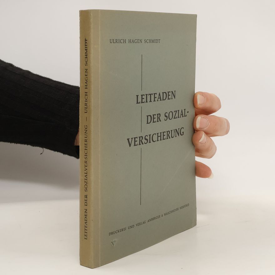 Ulrich Hagen Schmidt Leitfaden der Sozialversicherung