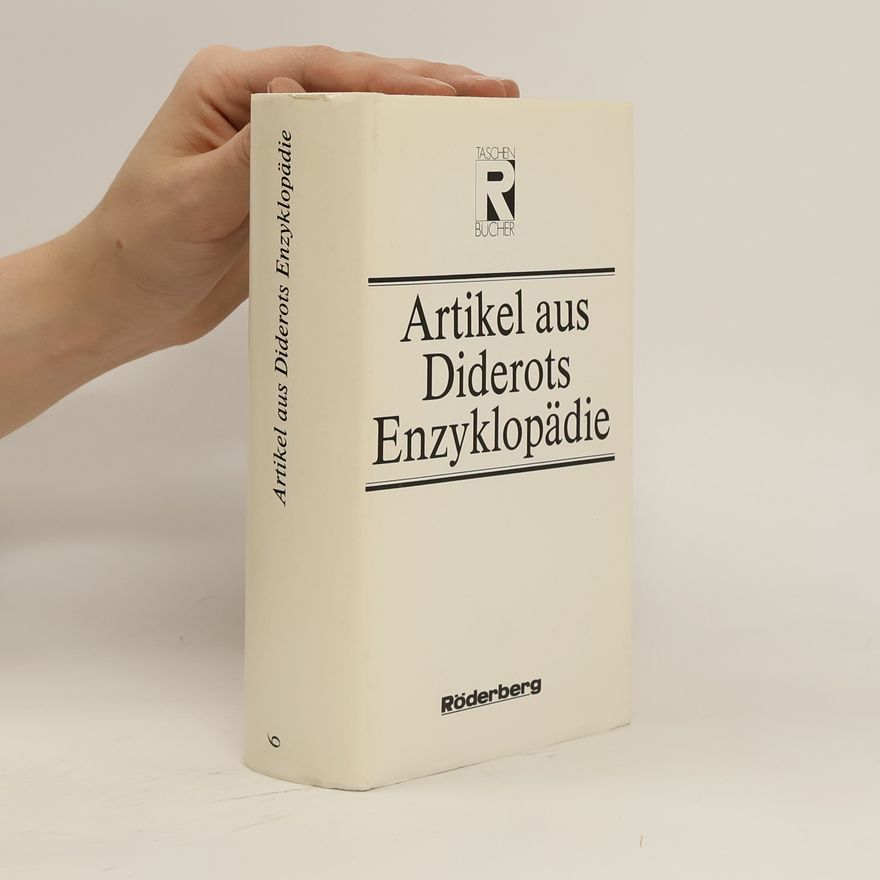 Manfred Naumann Artikel aus der von Diderot und d'Alembert herausgegebenen Enzyklopädie