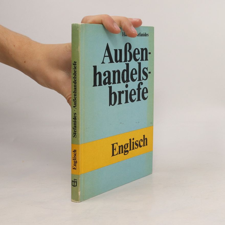 Hartmut Stefanides Außenhandelsbriefe. Englisch