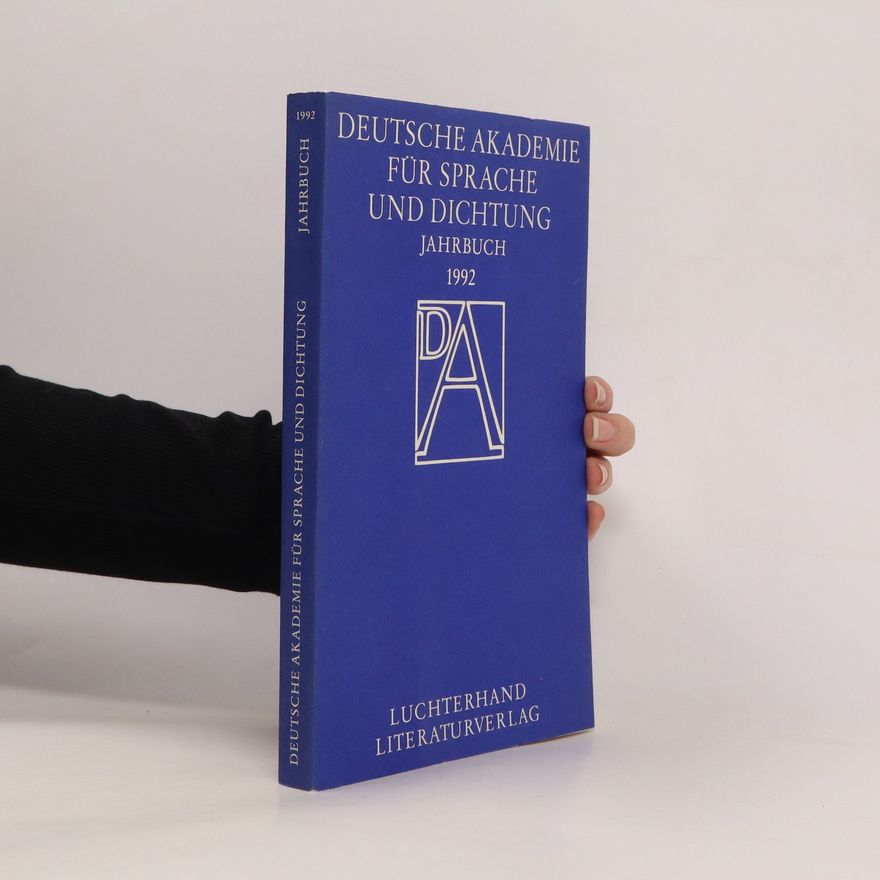Autorenkollektiv Deutsche Akademie für sprache und dichtung. Jahrbuch 1992