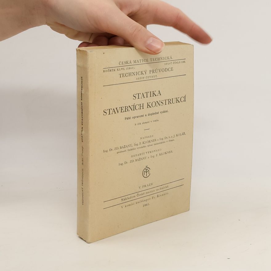 František Klokner Statika stavebních konstrukcí