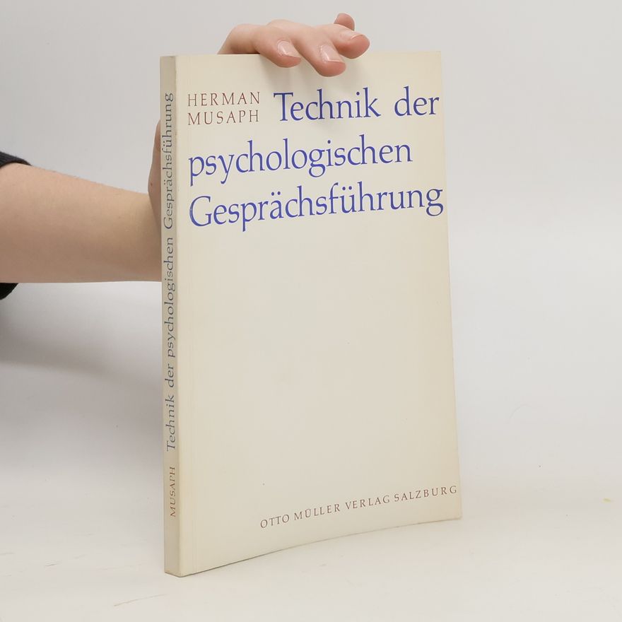 Herman Musaph Technik der psychologischen Gesprächsführung