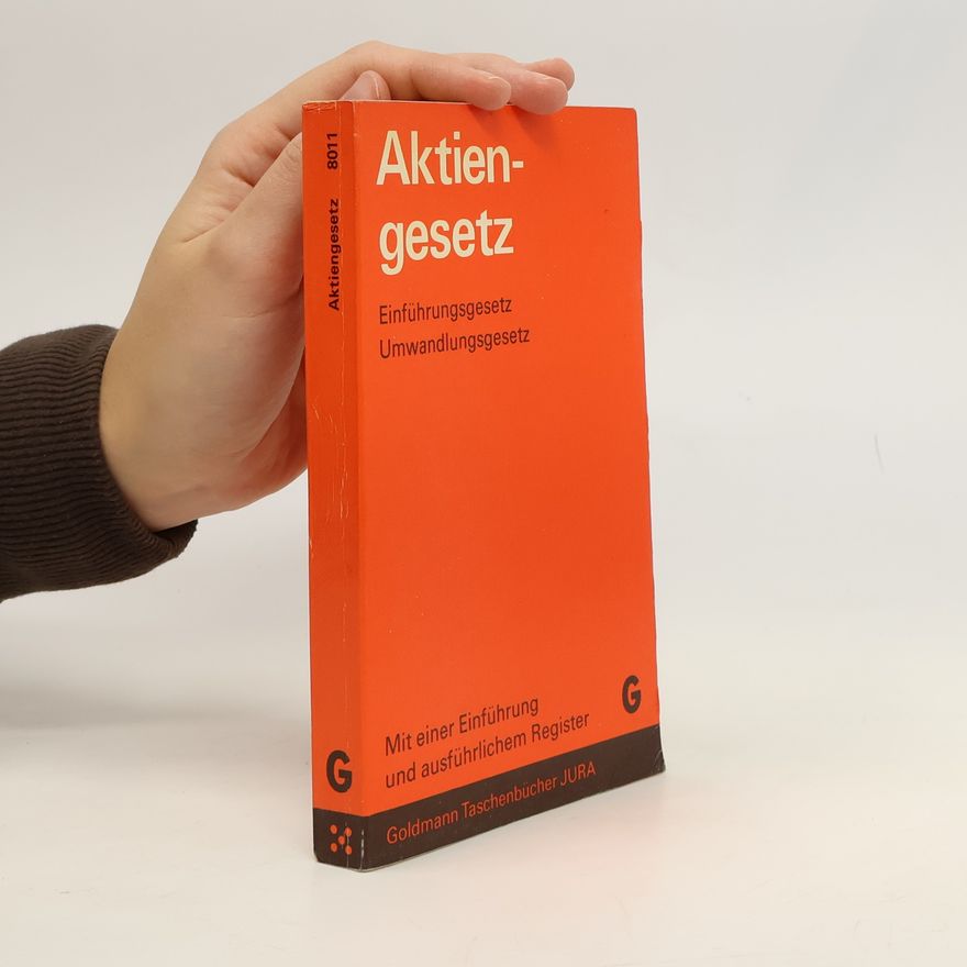 Kolektiv autorů Aktiengesetz