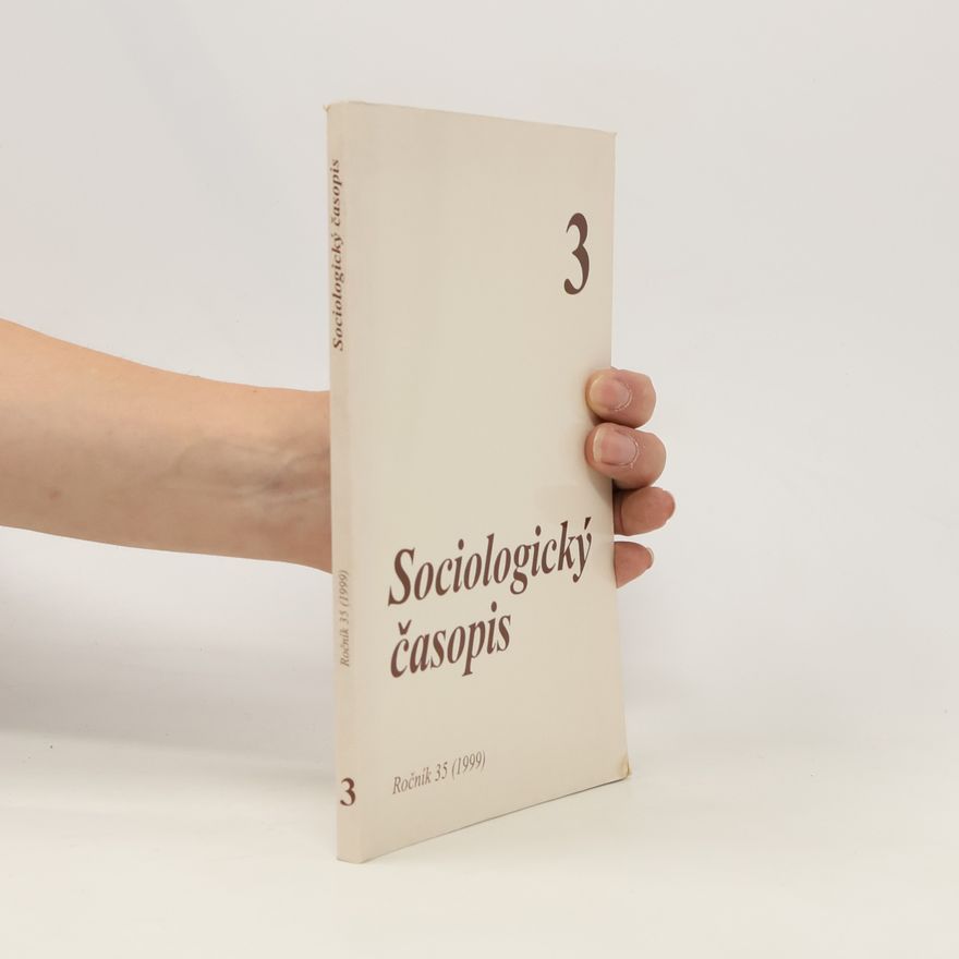 Collectif d'auteurs Sociologický časopis 3. Ročník 35