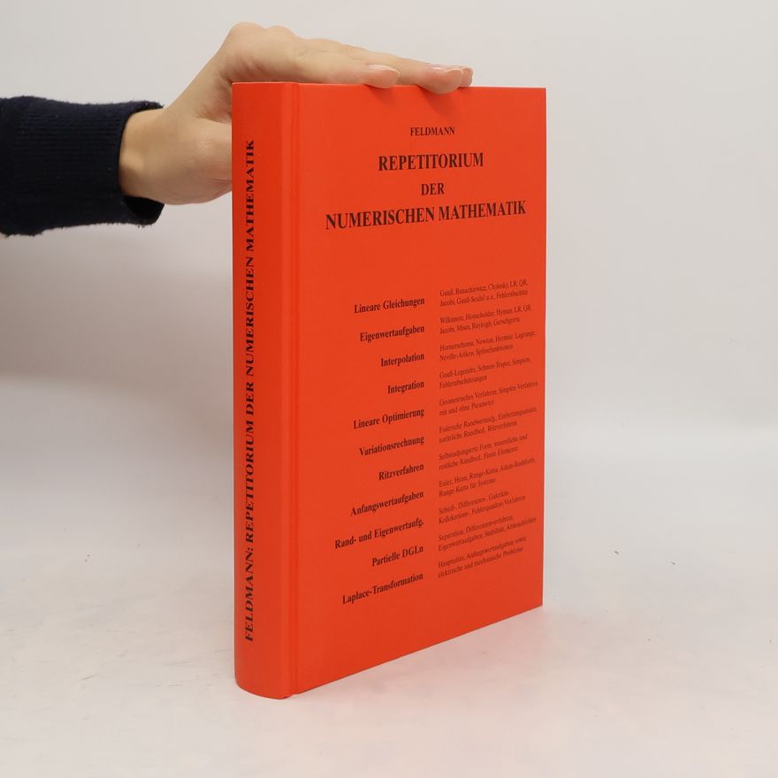 Dietrich Feldmann Repetitorium der numerischen Mathematik