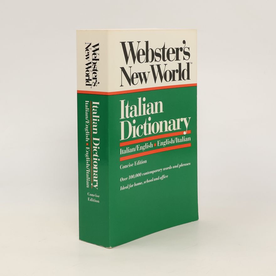 Catherine E. Love Webster's New World. Italian Dictionary