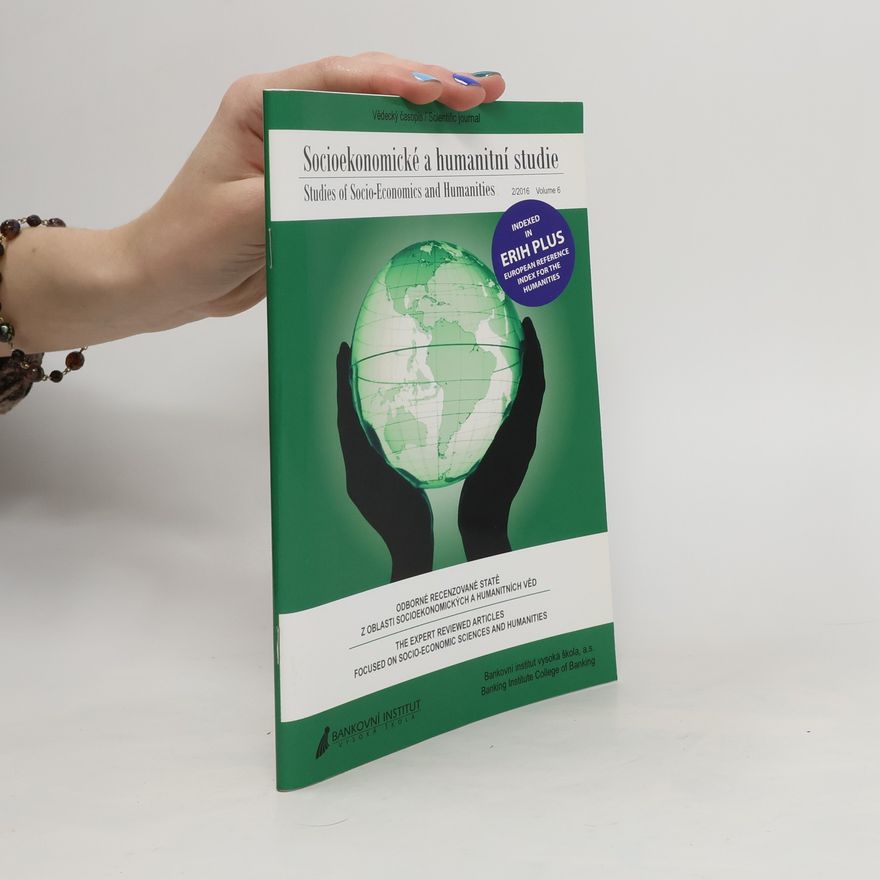 Kolektiv autorů Socioekonomické a humanitní studie. Studies of Socio-Economics and Humanities 2/2016