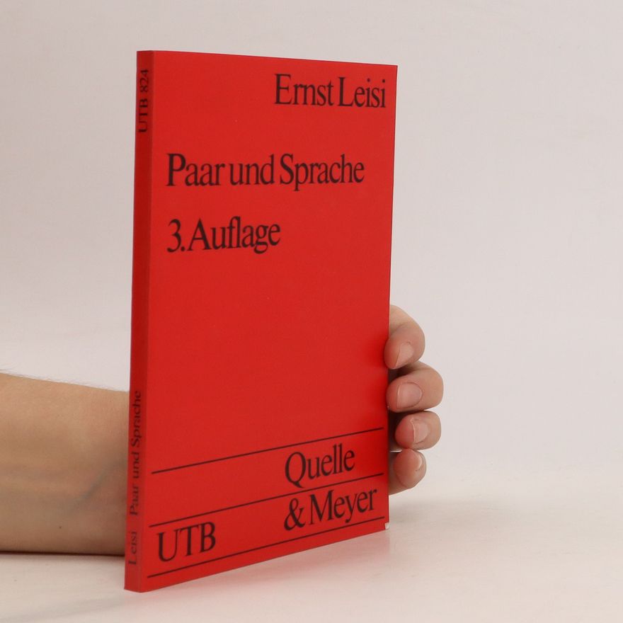 Ernst Leisi Paar und Sprache
