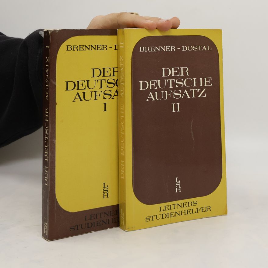 Gerd Brenner Der Deutsche Aufsatz I.-II.