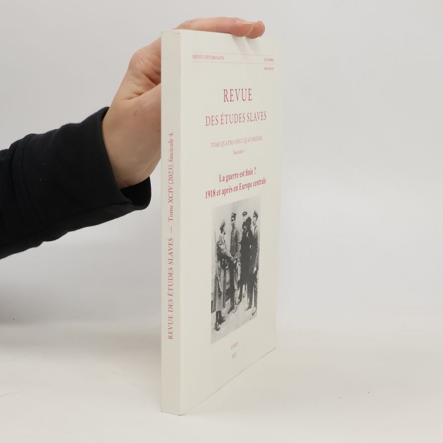 Autorenkollektiv Revue. Des Études Slaves