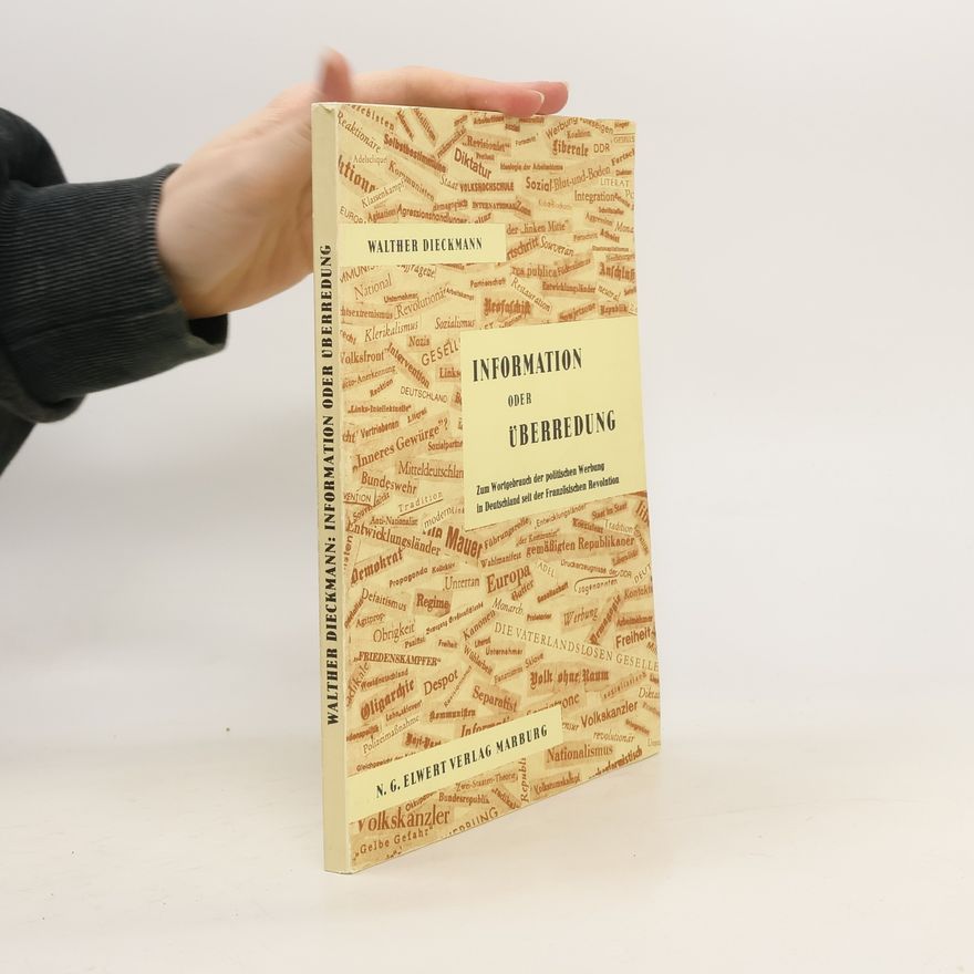 Walther Dieckmann Information oder Überredung
