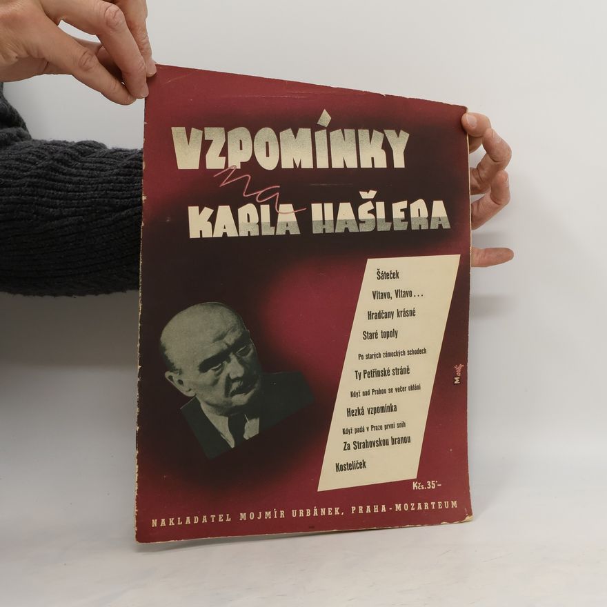 Karel Hašler Vzpomínky na Karla Hašlera