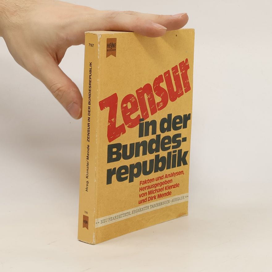 Michael Kienzle Zensur in der Bundesrepublik