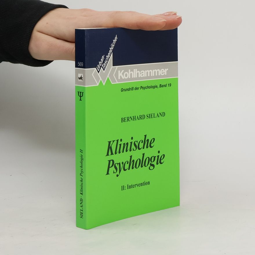 Bernhard Sieland Klinische Psychologie
