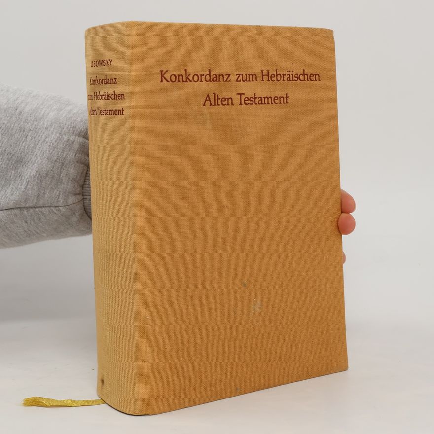 Various authors Konkordanz zum Hebräischen Alten Testament