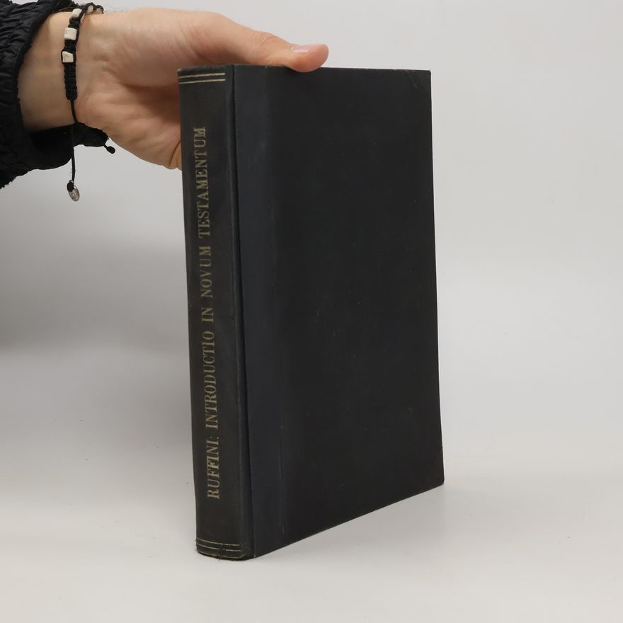 Ernesto Ruffini Introductio in S. Scripturam. Pars Secunda, Liber Primus