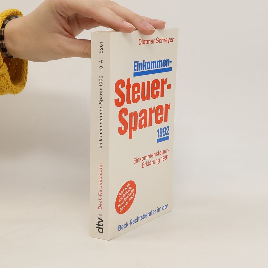 Dietmar Schreyer Einkommen-Steuersparer 1986