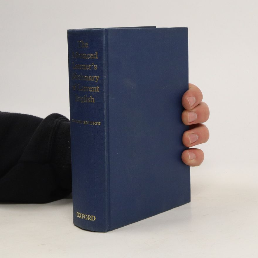 Albert Sydney Hornby The Advanced Learner's Dictionary of Current English