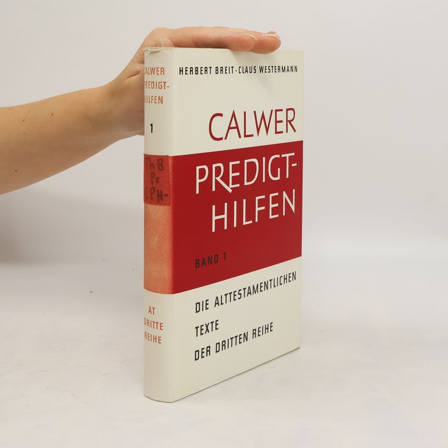 Kolektiv autorů Calwer Predigthilfen. Band 1
