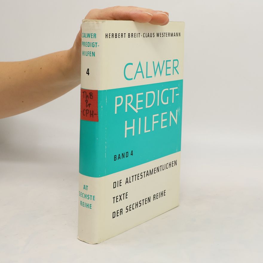 Herbert Breiter Calwer Predigthilfen 4