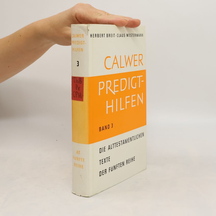 Herbert Breiter Calwer Predigthilfen 3